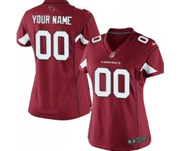 Women's Nike Arizona Cardinals Customized Red Game Jersey