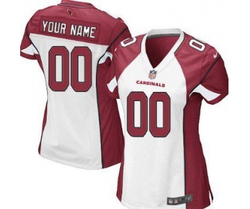 Women's Nike Arizona Cardinals Customized White Game Jersey