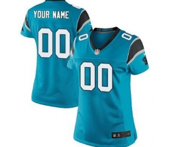 Women's Nike Carolina Panthers Customized Blue Game Jersey