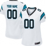 Women's Nike Carolina Panthers Customized White Game Jersey