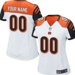 Women's Nike Cincinnati Bengals Customized White Game Jersey