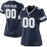 Women's Nike Dallas Cowboys Customized Blue Game Jersey