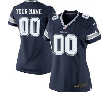 Women's Nike Dallas Cowboys Customized Blue Game Jersey