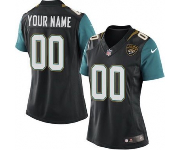 Women's Nike Jacksonville Jaguars Customized 2013 Black Game Jersey