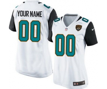 Women's Nike Jacksonville Jaguars Customized 2013 White Game Jersey