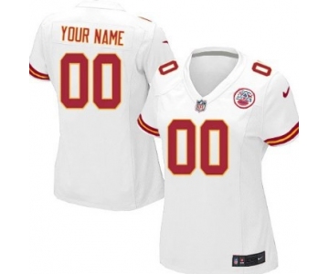 Women's Nike Kansas City Chiefs Customized White Game Jersey