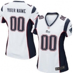 Women's Nike New England Patriots Customized White Game Jersey