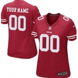 Wome'ns Nike San Francisco 49ers Customized Red Game Jersey