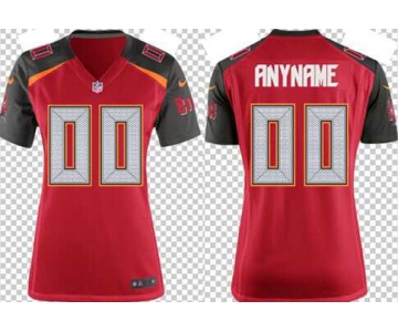 Women's Nike Tampa Bay Buccaneers Customized 2014 Red Game Jersey