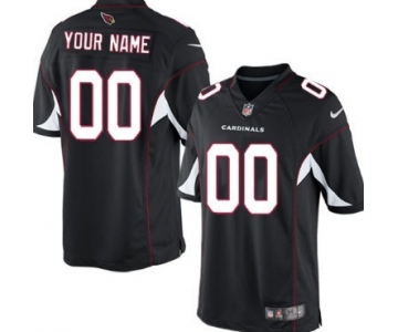 Youth Nike Arizona Cardinals Customized Black Game Jersey