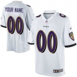 Youth Nike Baltimore Ravens Customized 2013 White Game Jersey