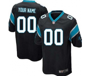 Youth Nike Carolina Panthers Customized Black Game Jersey