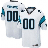 Youth Nike Carolina Panthers Customized White Game Jersey