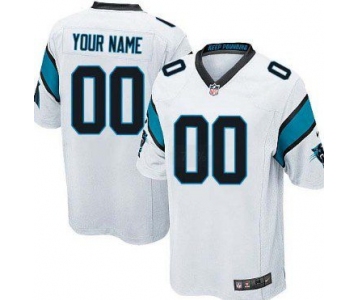 Youth Nike Carolina Panthers Customized White Game Jersey