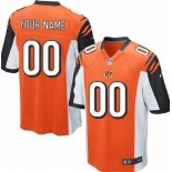 Youth Nike Cincinnati Bengals Customized Orange Game Jersey