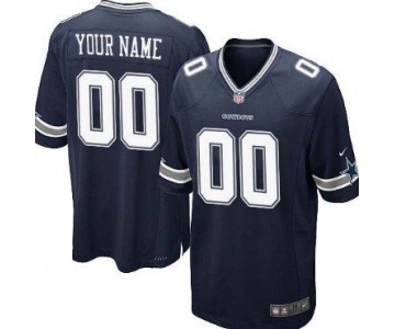 Youth Nike Dallas Cowboys Customized Blue Game Jersey