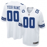 Youth Nike Dallas Cowboys Customized White Game Jersey