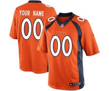 Youth Nike Denver Broncos Customized 2013 Orange Game Jersey