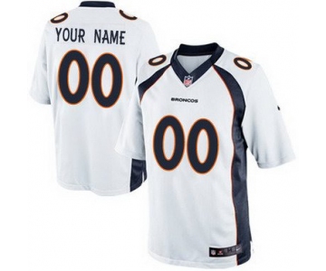 Youth Nike Denver Broncos Customized 2013 White Game Jersey