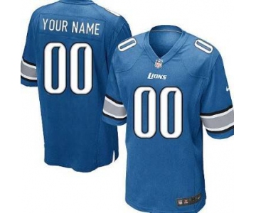 Youth Nike Detroit Lions Customized Light Blue Game Jersey