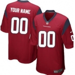 Youth Nike Houston Texans Customized Red Game Jersey