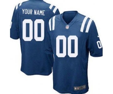 Youth Nike Indianapolis Colts Customized Blue Game Jersey