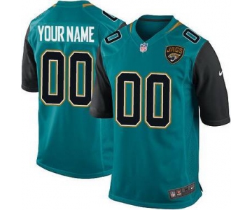 Youth Nike Jacksonville Jaguars Customized 2013 Green Game Jersey