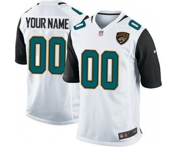 Youth Nike Jacksonville Jaguars Customized 2013 White Game Jersey