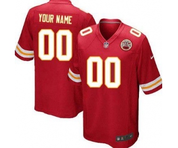 Youth Nike Kansas City Chiefs Customized Red Game Jersey