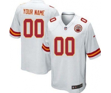 Youth Nike Kansas City Chiefs Customized White Game Jersey