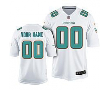 Youth Nike Miami Dolphins Customized 2013 White Game Jersey