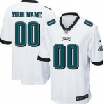 Youth Nike Philadelphia Eagles Customized White Game Jersey