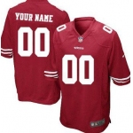 Youth Nike San Francisco 49ers Customized Red Game Jersey