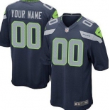 Youth Nike Seattle Seahawks Customized Navy Blue Game Jersey