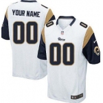 Youth Nike St. Louis Rams Customized White Game Jersey