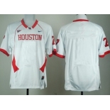 Kids' Houston Cougars Customized White Jersey