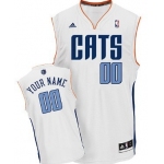 Mens Charlotte Bobcats Customized White Jersey