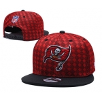 Buccaneers Team Logo Red Black Adjustable Hat TX