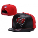 NFL Tampa Bay Buccaneers Team Logo Red Silver Adjustable Hat YD