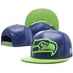 NFL Seahawks Seahawks Team Logo Navy Adjustable Hat G56