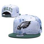 Eagles Team Logo Smoke Green Adjustable Hat TX