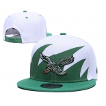 NFL Philadelphia Eagles Fresh Logo Green Adjustable Hats