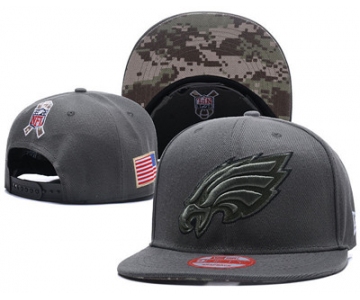 NFL Philadelphia Eagles Team Logo Salute To Service Adjustable Hat