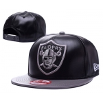 NFL Oakland Raiders Team Logo Black Adjustable Hat A65