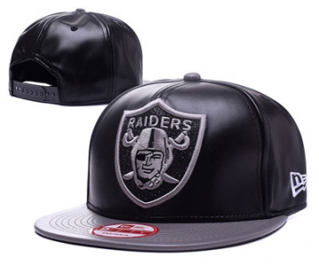 NFL Oakland Raiders Team Logo Black Adjustable Hat A65