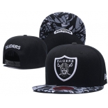 Raiders Fresh Logo Black Adjustable Hat LT