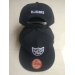 Raiders Team Logo Black Adjustable Hat LT