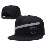 Raiders Team Logo Black Adjustable Hat LT