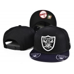 Raiders Team Logo Black Adjustable Hat SF
