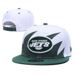 Jets Team Logo Green White  Adjustable Hat GS